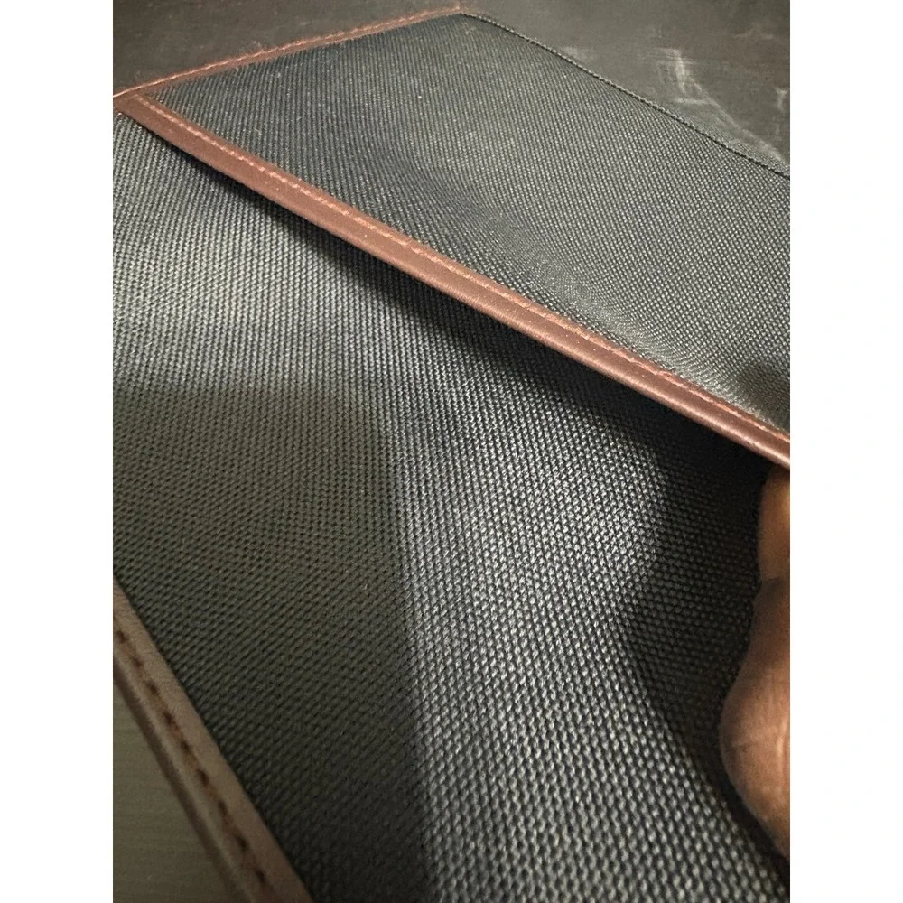 Vintage mead Cambridge day planner brown leather